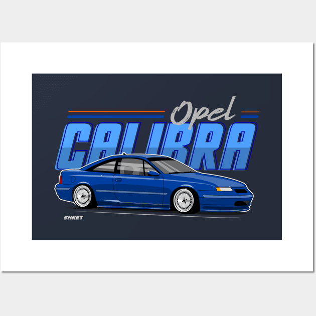 Opel Calibra Wall Art by shketdesign